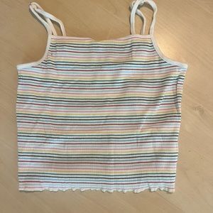 cropped colorful tank top from forever 21